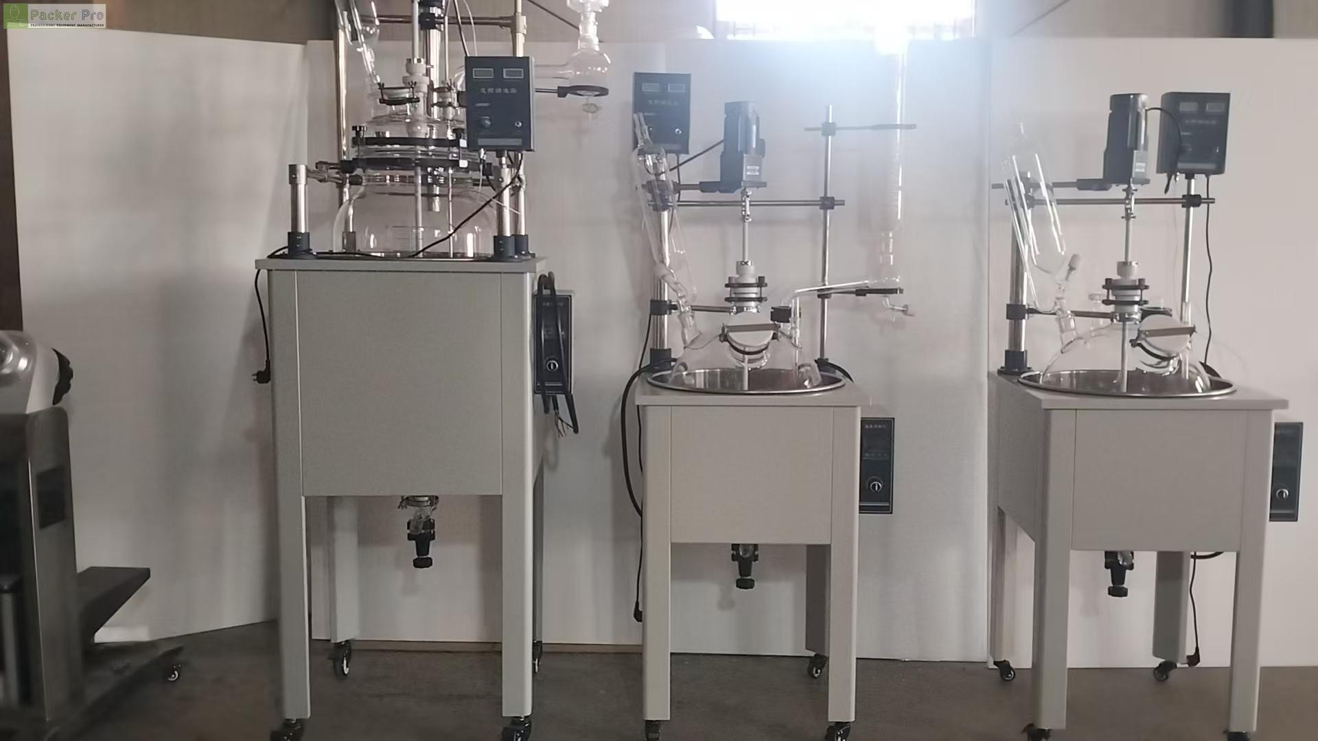 Single-layer glass reactor